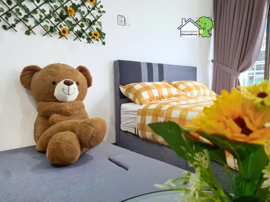 Mr Brown'S Lovely Studio With Balcony Palazio By Gdragon Homestay Johor Bahru