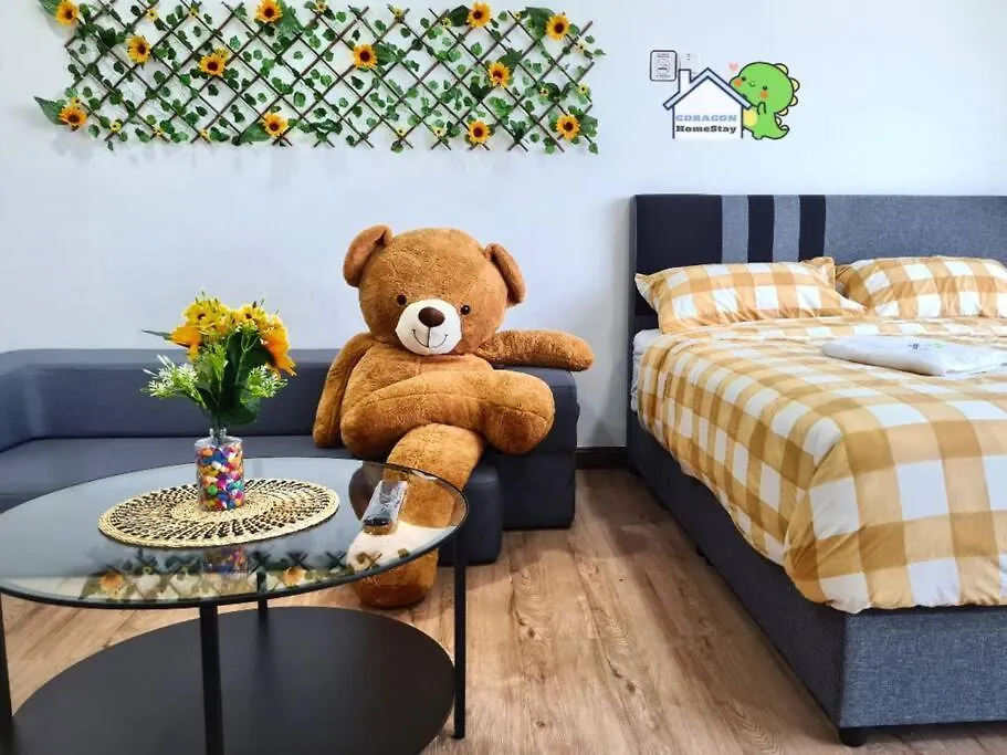 Mr Brown'S Lovely Studio With Balcony Palazio By Gdragon Homestay Johor Bahru