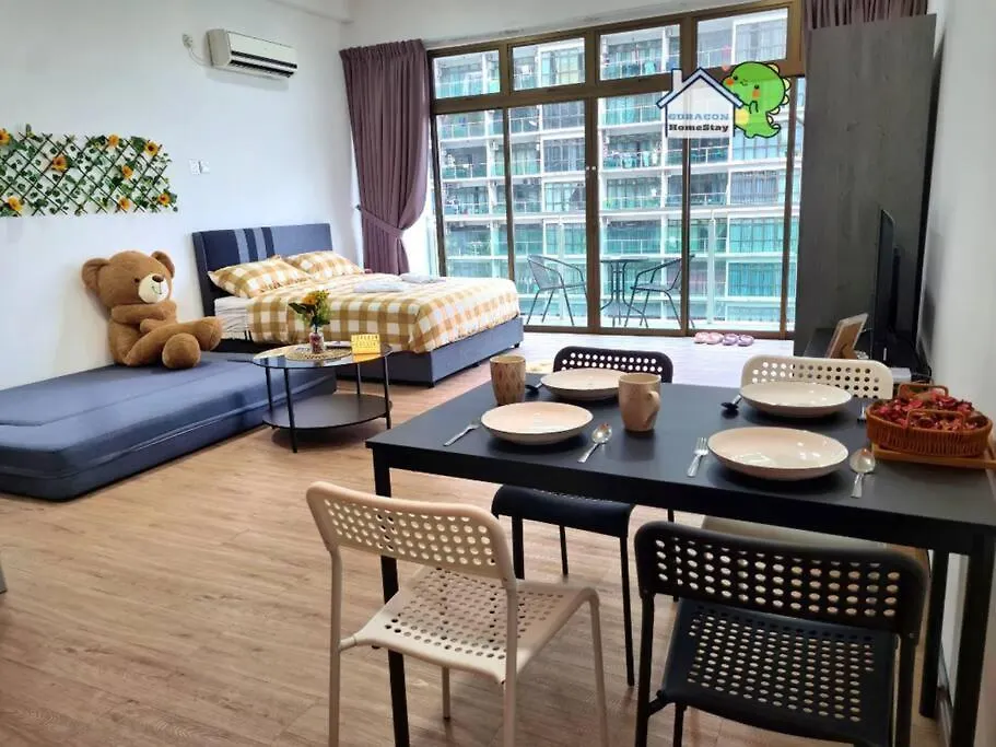 Apartamento Mr Brown'S Lovely Studio With Balcony Palazio By Gdragon Homestay Johor Bahru