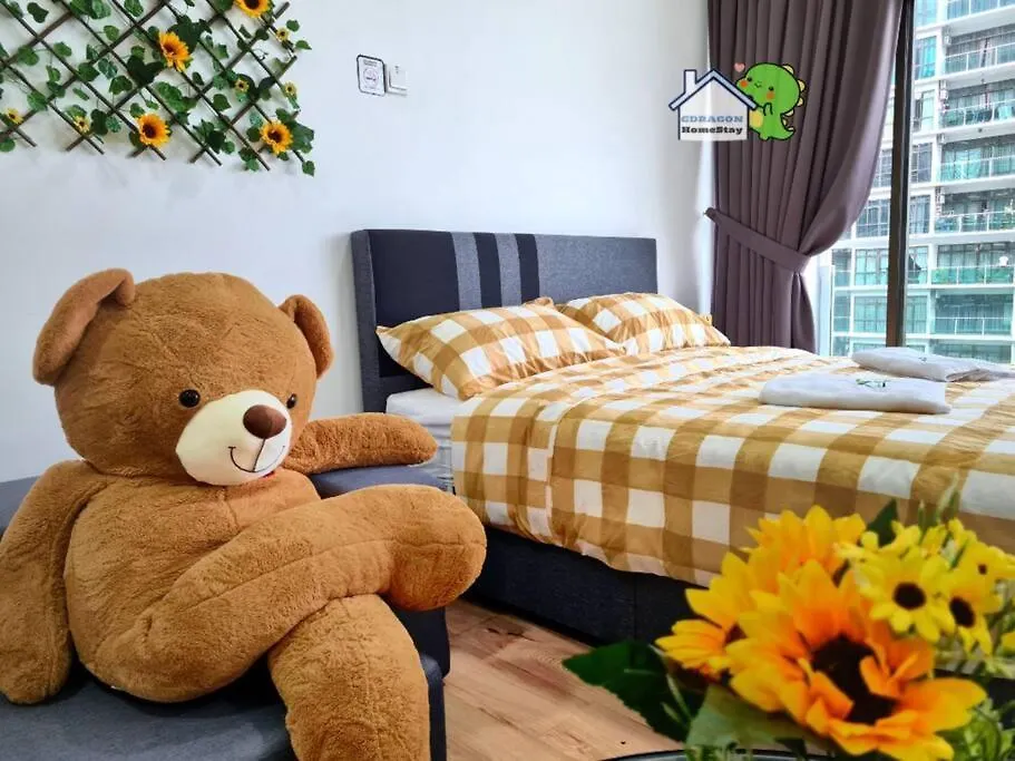 Apartamento Mr Brown'S Lovely Studio With Balcony Palazio By Gdragon Homestay Johor Bahru