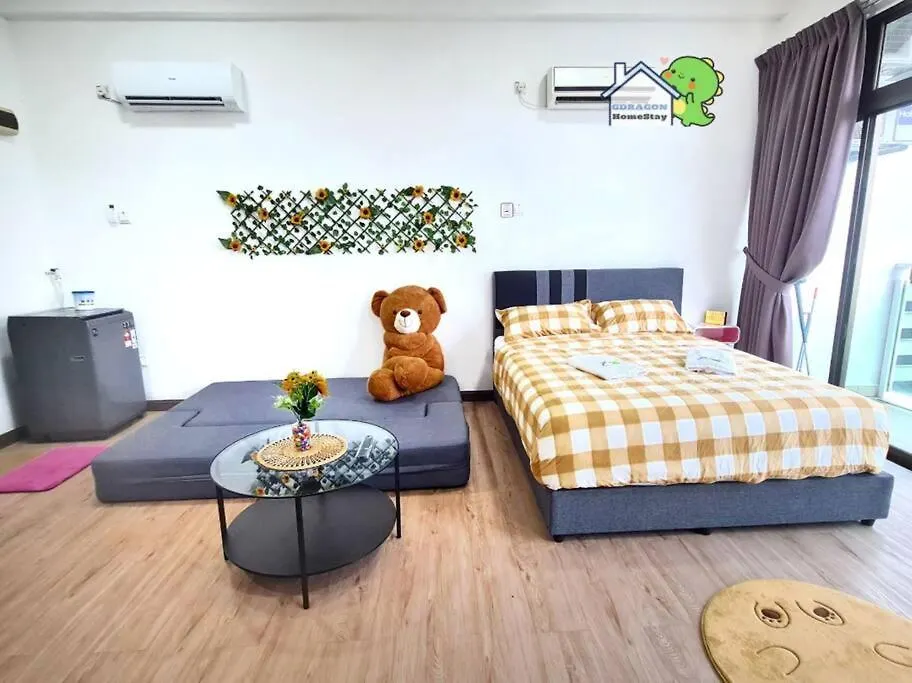 Apartamento Mr Brown'S Lovely Studio With Balcony Palazio By Gdragon Homestay Johor Bahru Malasia